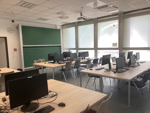 Der Raum CIP Pool, Raum für Mathe Lehramt Fragestunden