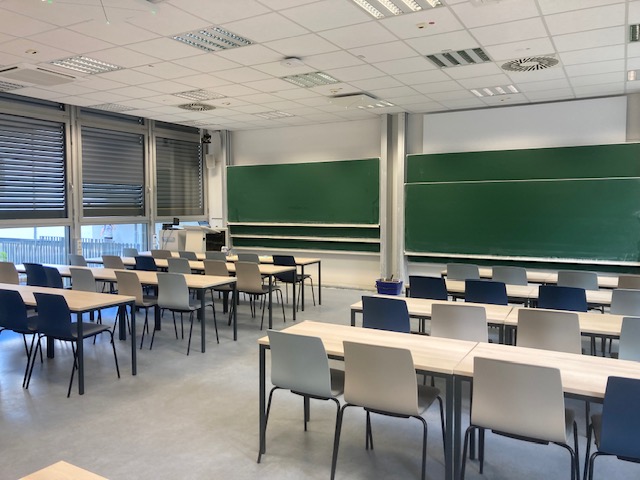 Seminarraum SeMath, ein Raum auch für Mathe Lehramt Lehrveranstaltungen