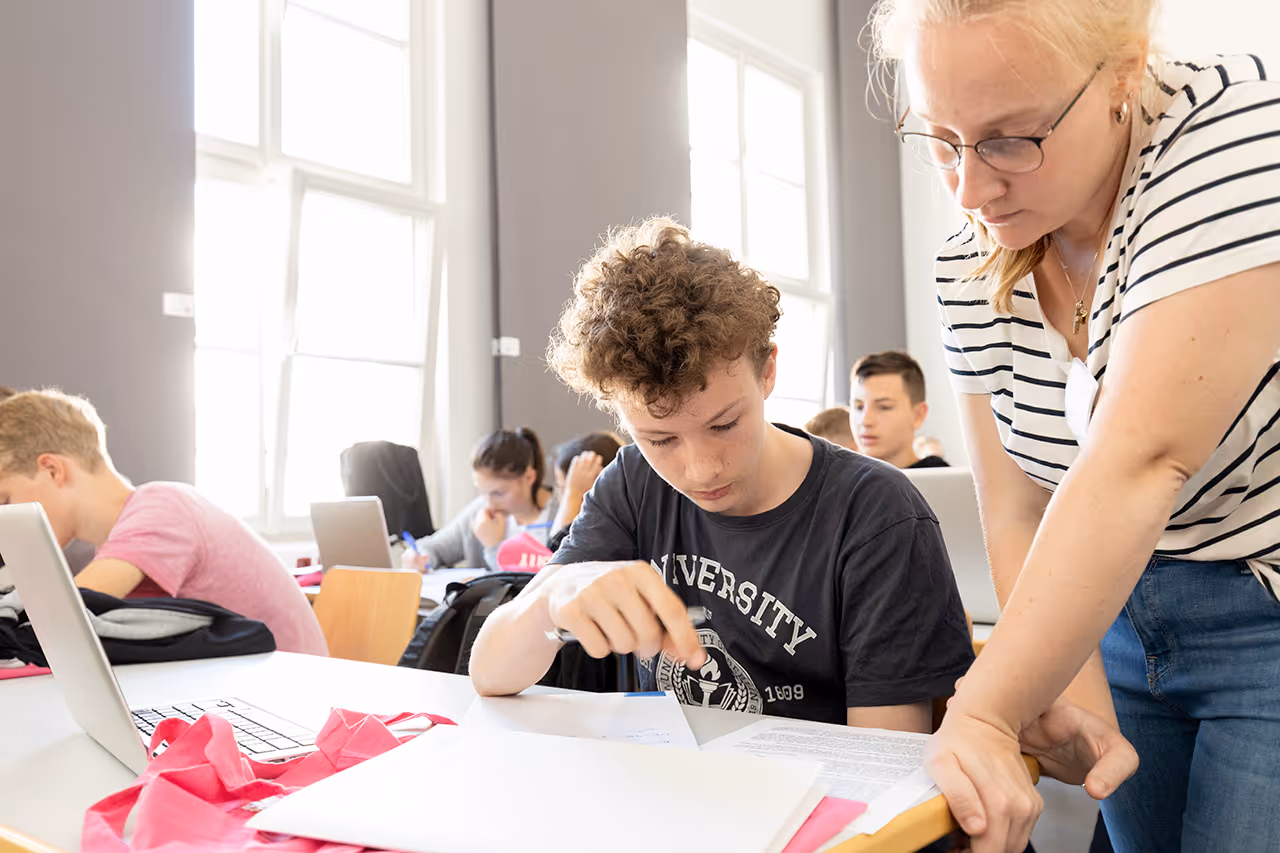 Mathematikunterricht mit Schülern